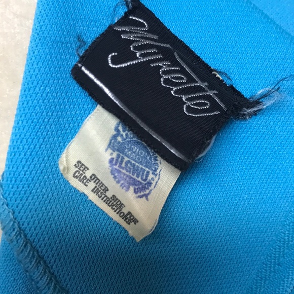 Mynette Long Blue Vintage Dress - Picture 9 of 11